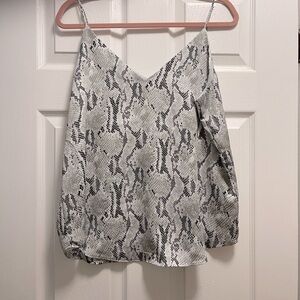 Express Snake Print Tank Blouse, Women’s Size Large